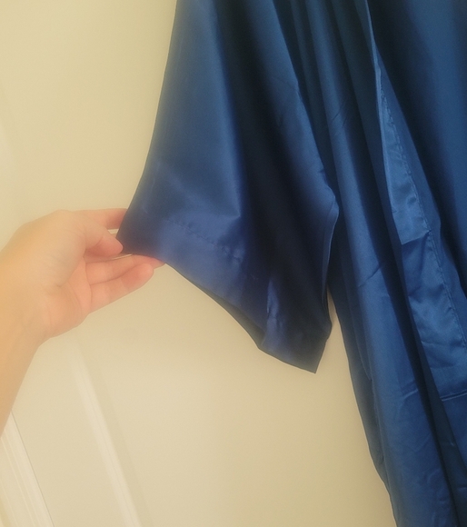 Elegant Blue Women's Robe - Picture 5 of 9